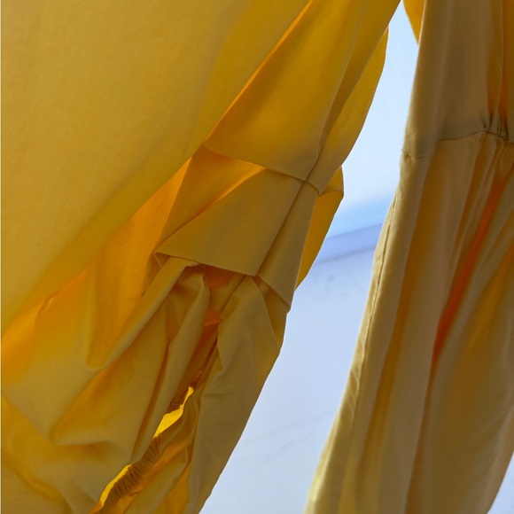 STAUD Sophie puff sleeve minidress size S - Picture 4 of 6